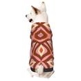 thumbnail image 1 of Fotbe 70s Retro Style Sudadera con Estampado para Perros Pequeños – Suéter con Capucha para Mascotas, Tela Suave de Forro Polar con Bolsillo-Large, 1 of 7
