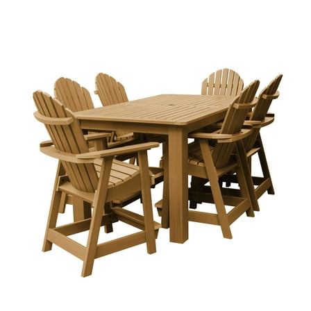 highwood® Hamilton 7pc Rectangular Counter Height Dining Set 72" x 42"
