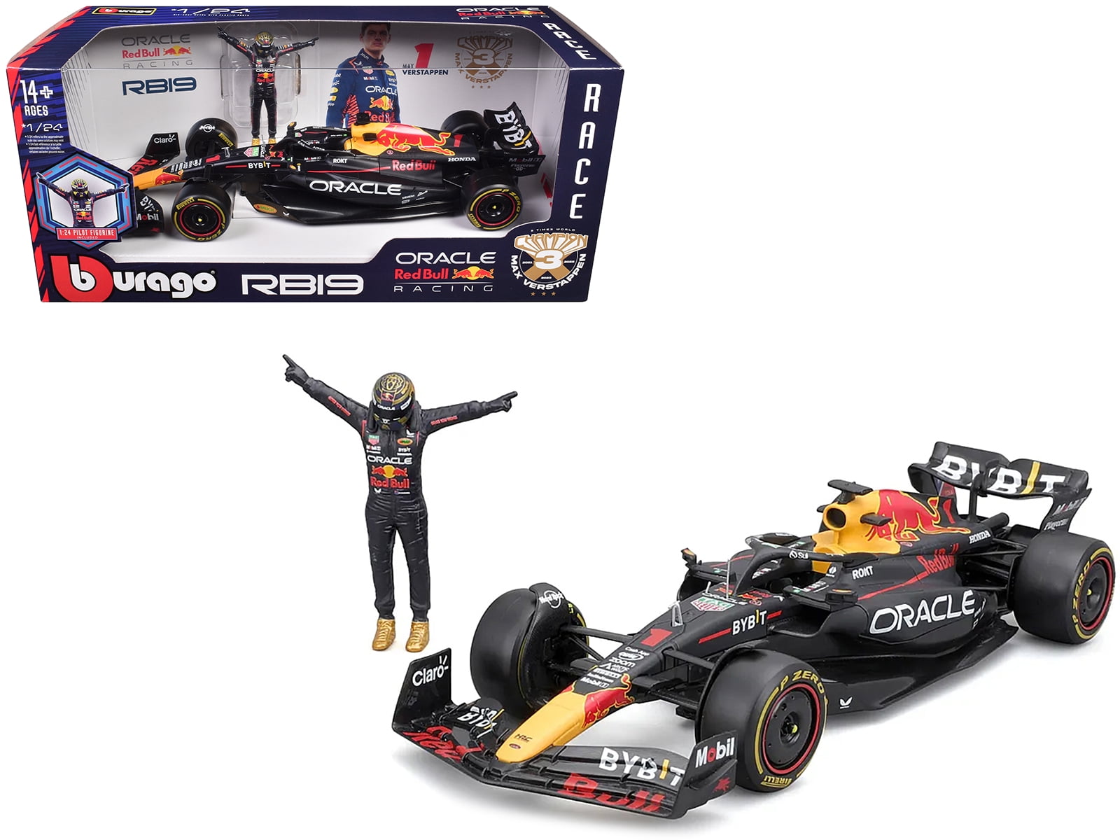 Bburago 1/18 Diecast Model Car, Renault Red Bull Racing TAG Bburago 1/18 Diecast Model Car, Renault Red Bull Racing TAG
