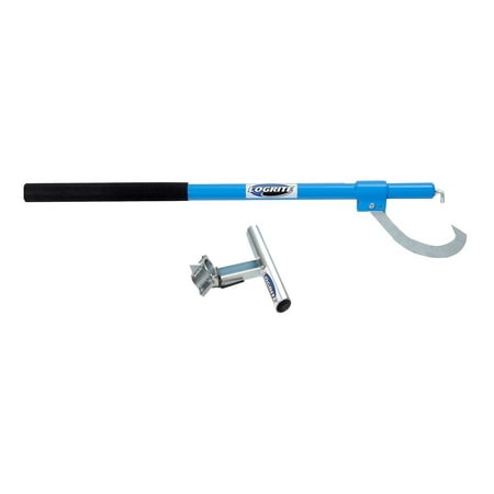 LogRite 60" Aluminum Handle Cant Hook and Universal Log Stand 2-pc. Bundle