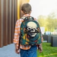 thumbnail image 5 of Uemuo Modern Hip-Hop Skull Printed Student Durable Water-resistant Backpack,Travel Backpack,Outdoor Activities Backpack, Laptop Backpack, Multi-compartment Backpack, 5 of 5