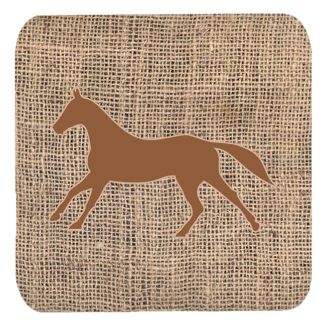 Laughing Brown Horse Set of 4 Coasters 