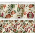 thumbnail image 4 of Outdoor Waterproof Taffeta Fabric - Soimoi Fruits Print Ivory | UV Resistant | Ideal for Cushion Covers, Raincoats, Shower Curtains & More | 56" Width, 4 of 7
