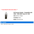 thumbnail image 2 of Oil Pressure Sender - Compatible with 2000 - 2002 GMC Yukon XL 1500 2001, 2 of 2