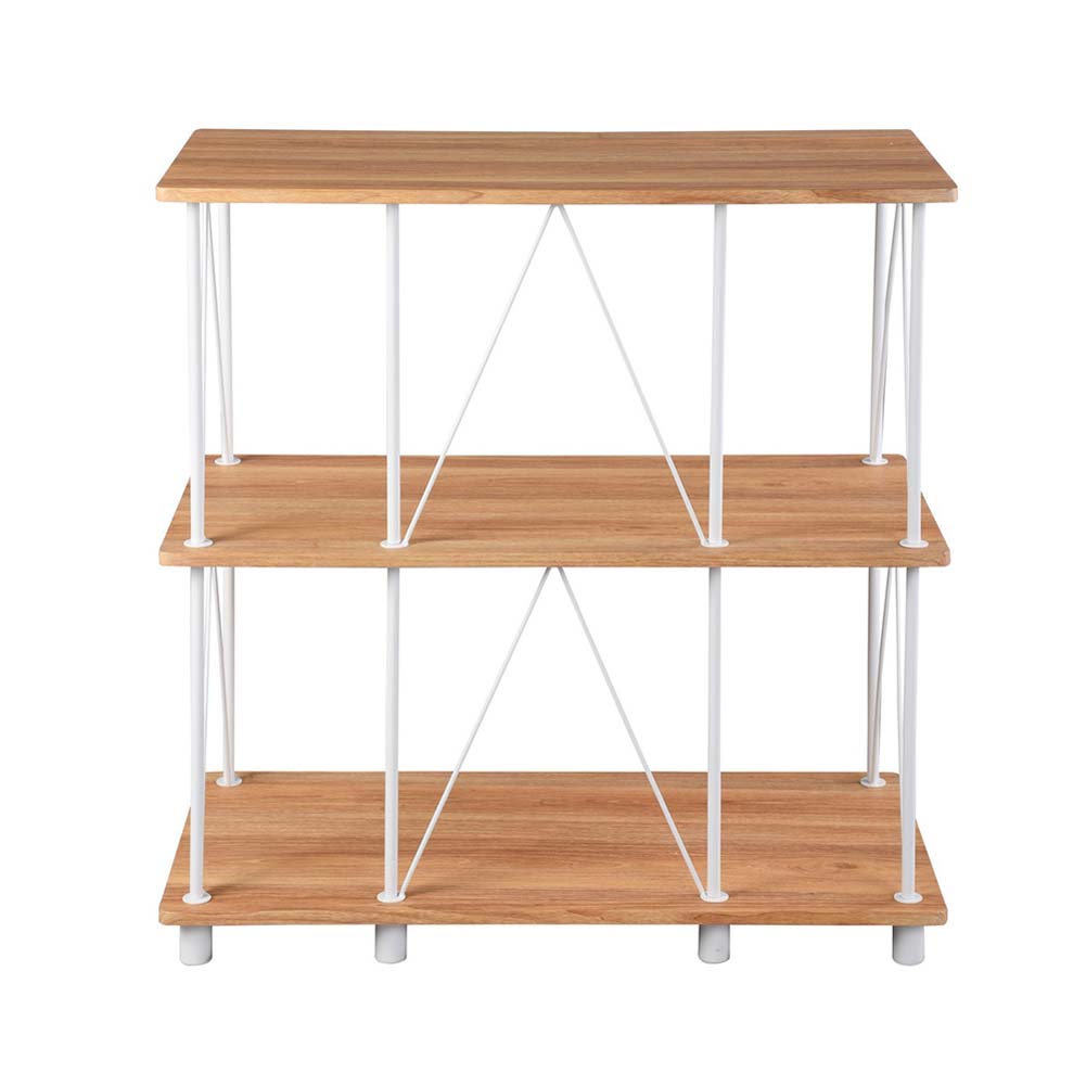 Topcobe 3Tier Storage Shelves, Compact Multipurpose Shelf with Metal