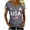 #004#-Gray, variant on Usa Flag Shirts for Women: Usa Flag 1776 Patriotic Shirts Short Sleeve Usa Graphic Shirts Blue S