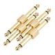 thumbnail image 4 of Pedal de efectos de guitarra Adaptadores de audio Jack de conexión Piezas de conector de 6,35 mm 4 piezas, 4 of 5
