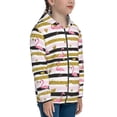 thumbnail image 5 of Kdxio Gold Glittering Hearts and Flamingos Pattern Kids Boys Girls Zip Up Hoodie 3D Printed Hooded Sweatshirt Hoody Coat with Pocket 7-12 Y-Small, 5 of 6