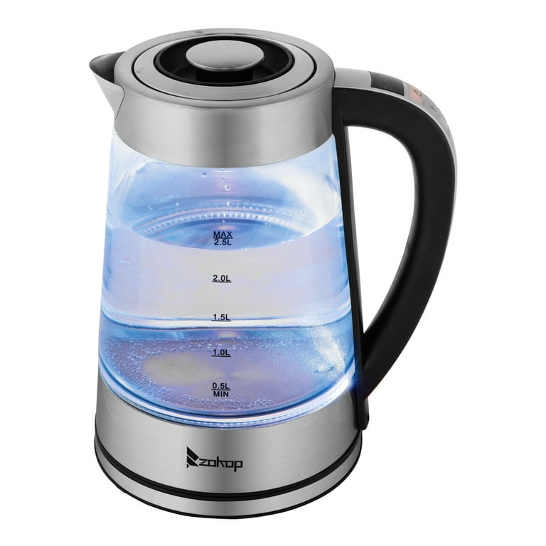 Electric Tea Kettle, Longdeem 1.7L Stainless Steel Water Boiler & Heater,  1500 Watts for Fast