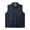 Dark Blue, variant on Jean Vest Jacket for Men Solid Color Lapel Button Down Tank Top Stretch Sleeveless Top Loose Casual Denim Outwear