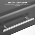 thumbnail image 4 of WASHWEPE Black Metal Bread Box for Storage Prevents Moisture and Maintains Bread Taste 7.5 x 4.2 x 5.1 Inches, 4 of 8