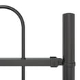 thumbnail image 4 of vidaXL Garden Fence Gray 66.9" x 39.4" Powder-coated steel, 4 of 4