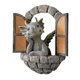 thumbnail image 1 of Escultura de dragón para patio, decoración de pared, hermosa estatua de dragón de resina para jardín, pequeño dragón meditando frente a la ventana, figuras de arte, decoración, adorno, 1 of 5