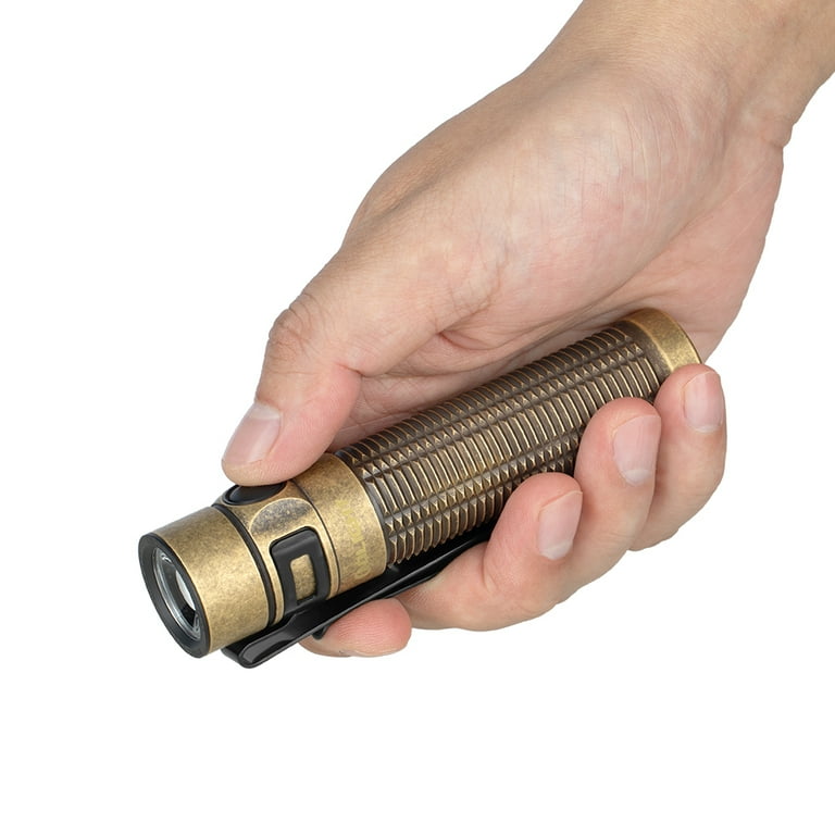 Olight Baton 3 Pro Max Brass Stonewash EDC Flashlight, Cool
