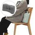 thumbnail image 4 of Cojines de soporte para sillas de oficina Cojines de respaldo para automóviles, computadoras, sillas de , cojines de respaldo Gris-plata DYNWAVEMX almohada de apoyo lumbar, 4 of 7