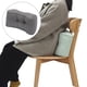 thumbnail image 4 of Cojín de apoyo , cojín de cintura, cojín trasero para silla de juego de asiento de coche Gris-plata Cola almohada de apoyo lumbar, 4 of 7