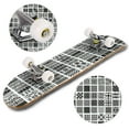 thumbnail image 4 of 100 geometric seamless patterns set black and white vector backgrounds Outdoor Skateboard Longboards 31"x8" Pro Complete Skate Board Cruiser, 4 of 5