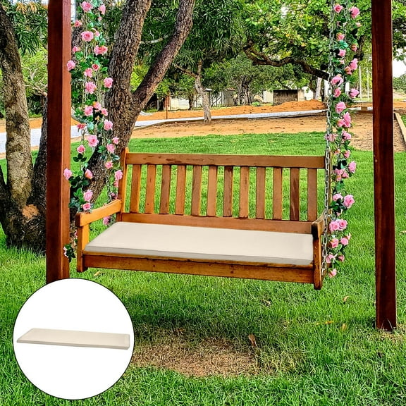 Sofá de exterior shamjiam Cojines de asiento Loveseat 3 plazas Terraza Cojines de hamacas antideslizantes