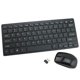 thumbnail image 1 of Mini juego de ratón ergonómico con teclado USB inalámbrico de 2,4G, suministros para ordenador portátil de escritorio y entretenimiento de oficina kenally DZ7590-02, 1 of 2