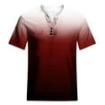 thumbnail image 4 of Chemises à Manches Courtes pour Femmes Mode Décontractée Chemises Imprimées Manches Courtes Tee-Shirt Ample Blouse Col en V Blouses à Manches Courtes pour Femmes, 4 of 5