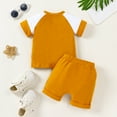 thumbnail image 4 of Sngxgn Toddler Baby Boy Clothes Long Sleeve Tops + Pants Sweatsuit Outfits(Yellow,80), 4 of 7
