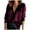 Wine, variant on Women Sexy Deep V Blouses, Women's Satin Silk Shirts Long Sleeve Silky Shirt Work Office Blouse Business Casual Tops