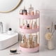 thumbnail image 1 of Organizador de maquillaje Aveniee 360 giratorio para Vanity Pink, 3 niveles, 1 of 6
