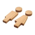 thumbnail image 1 of 2 piezas de letreros de madera para baño para hombres y mujeres, etiquetas para puerta de baño, decoraciones para el baño, letreros para puerta para 168 cm y 168 cm, 1 of 8