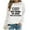 White, variant on Ladies Fashion Casual Solid Color Loose Long Sleeved Letter Printed Round Neck Hoodie Cat Sweatshirts for Women Dressy Zipper Sweatshirts Women Sweatshirts Women Hoodies plus Size Women 5x Pretty