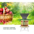 thumbnail image 4 of Clearance! Fruit and Apple Crusher - 7L Manual Juicer Grinder,Portable Fruit Scratter Pulper for Wine and Cider Pressing(Stainless Steel,1.8 Gallon,Green), 4 of 7