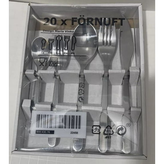 FORNUFT Stainless Steel Cutlery 20 Piece Set