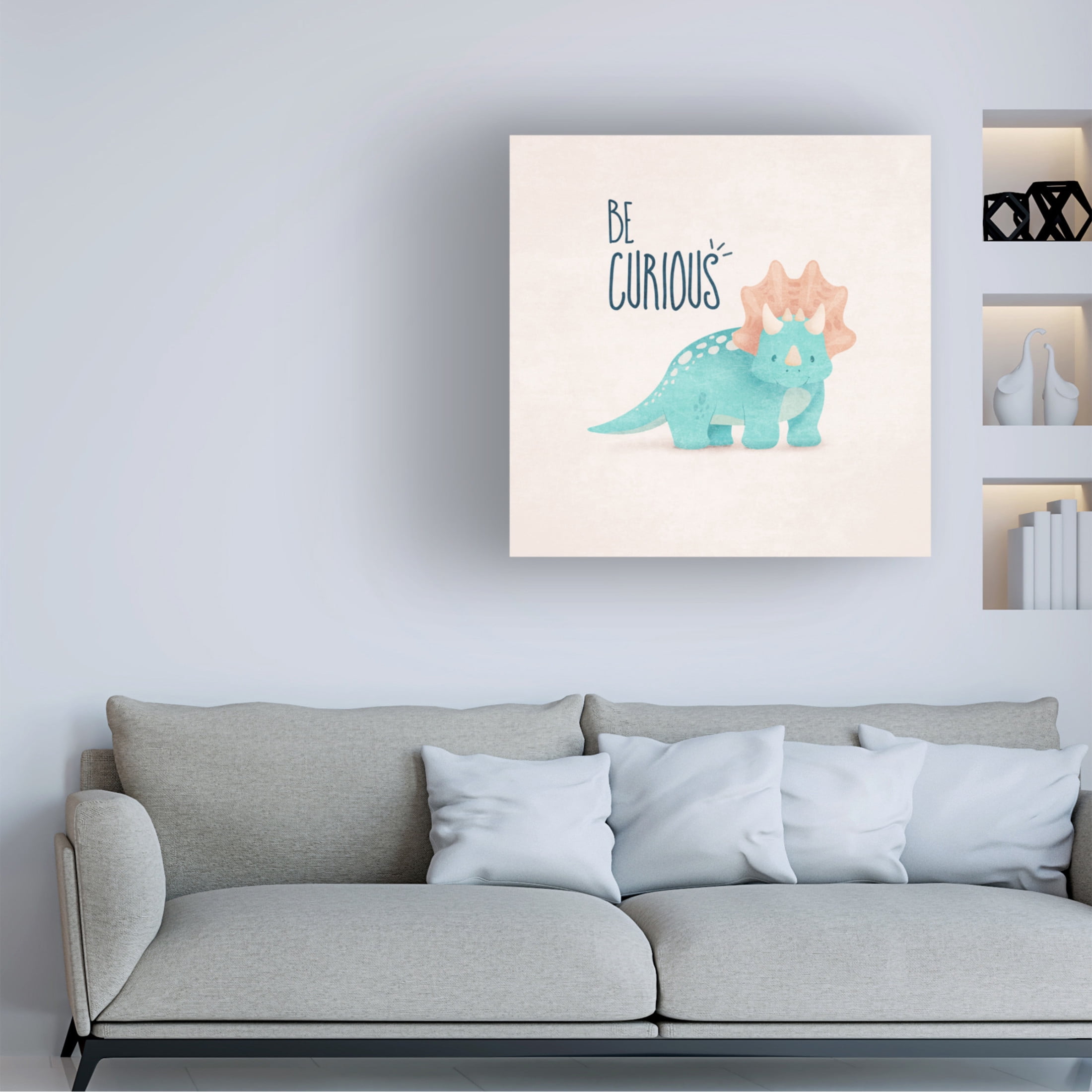 Trademark Fine Art Emel Tunaboylu  Dino Yaprak Ense Canvas Wall Art