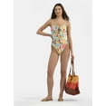 thumbnail image 3 of Time and Tru Women's Rope Texture One-Piece Swimsuit, Sizes XS-3X, 3 of 6