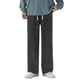 thumbnail image 1 of Pantalones de hombre, pantalones térmicos para hombre, pantalones de nieve, pantalones de invierno con forro polar cálido, pantalones vaqueros térmicos de felpa con pierna recta., 1 of 6