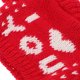 thumbnail image 4 of Ropa de muñeca de Navidad suéter de muñeca de invierno con capucha accesorios para muñecas conjunto de suéter de muñeca ropa para decoración de muñecas rojo, 4 of 6