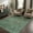 Green, variant on Lahome Washable 8'x10' Area Rug, Black Vintage Floral Rugs for Living Room, Non-Slip Soft Low Pile Farmhouse Botanical Birds Pattern Carpet for Bedroom Dining Room Office Decor, Black