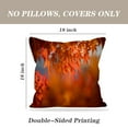 thumbnail image 4 of LALILO Throw Pillow Covers Autumn Leaves Leaf Maple Season Cushion Cover 18" x 18", 2 Pack, 4 of 6
