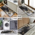 thumbnail image 6 of Black White Gold Marble Pattern Kitchen Rug Mat,Kitchen Runner Rugs Non Skid Washable,Decorative Kitchen Floor Mats for Kitchen,Sink,Laundry,17"x47.2", 6 of 7