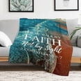 thumbnail image 6 of Bible Verses Corinthians 5 7 Throw Blanket Inspirational Prayers Quotes Flannel Blanket Soft Sofa Decor Blanket Gifts for Women Men 50"x60", 6 of 6