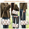 thumbnail image 4 of FORMRS Womens Shoulder Bag with Chain Strap Clutch Purse Cute Tote Handbag, Brown Ice Cream Pattern, 4 of 7