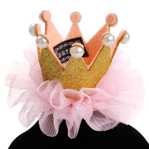 LOLIPPYY Adjustable Clip Dog Birthday Hat in Assorted Colors, Cute Pet Cosplay Headwear for Small to Medium Dogs