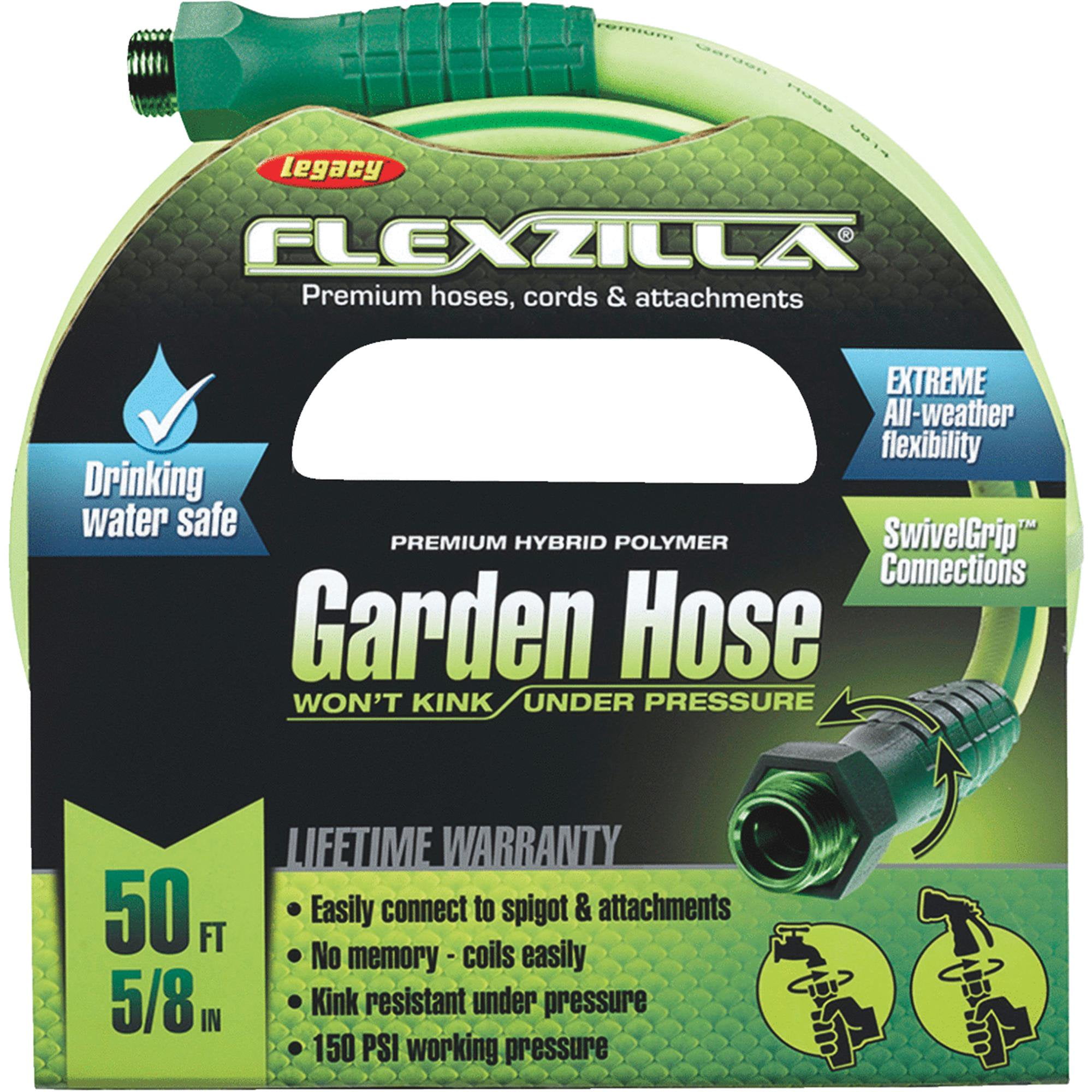 Flexzilla Garden Hose With SwivelGrip Connections by Flexzilla