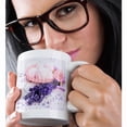 thumbnail image 2 of 3drose, All Things Beautiful - Lavender and Roses with Pink Cookies, 11oz Mug, 2 of 6