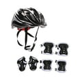 thumbnail image 4 of S SERENABLE 7Pcs/Set Kids Helmet for Outdoor Sports Inline Skating Rollerblading Black, 4 of 9