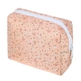 thumbnail image 1 of 1 Pc Bolsa Cosmética Floral Portátil para Mujeres para Vacaciones y Viajes de Negocios Rosa Poliéster, 1 of 3