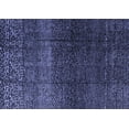 thumbnail image 1 of Ahgly Company Indoor Rectangle Abstract Blue Modern Area Rugs, 5' x 7', 1 of 4
