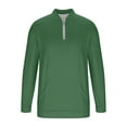 thumbnail image 5 of UAMVSH Mens Quarter Zip Pullover Soft Long Sleeve Pullover Casual Warm Oversized Sweatshirt with Pocket Big and Tall, 5 of 6