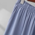 thumbnail image 3 of StSilkitty Big and Tall Pajama Pants for Mens Solid Color Elastic Waist Wide Leg Sleepwear Trousers with Pockets, 3 of 7