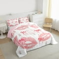 thumbnail image 3 of Castle Fairy Kawaii Pink Bowknot 2Pcs Bedding Comforter Set for Teens Girls Women,Floral Rose Twin Comforter Sets,Dreamy Princess Breathable Bedding Set,Breathable Home Decor, 3 of 8