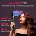 thumbnail image 3 of 5-in-1 Professional Hot Air Styler Kit, Complete Hair Dryer Brush System with 110,000 RPM Motor for Volumizing, Smoothing & Auto-Wrapping Curls, 3 of 8